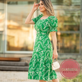 Vestido Larissa Bela Charmosa®- Verde