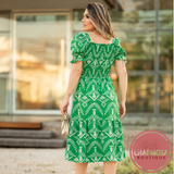 Vestido Larissa Bela Charmosa®- Verde