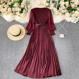 Vestido Yasmim  Bela Charmosa®- Marsala