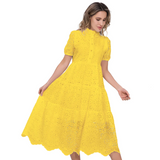 Vestido Priscila Bela Charmosa®- Amarelo